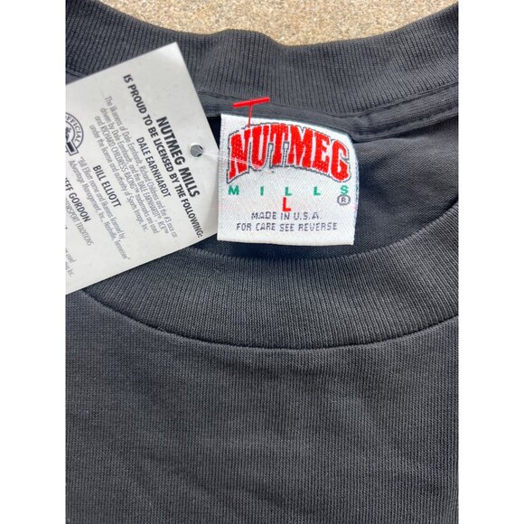 Vinta Nutmeg Dale Earnhardt "Intimidator" NASCAR Black NWT T-shirt F3 - Picture 3 of 5